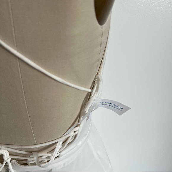 Fame and partners white wrap maxi cross dress us2 - Picture 4 of 5